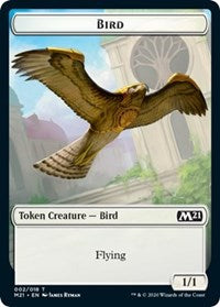 Bird Token [Core Set 2021] | Cards and Coasters CA