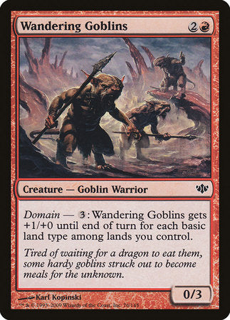 Wandering Goblins [Conflux] | Cards and Coasters CA