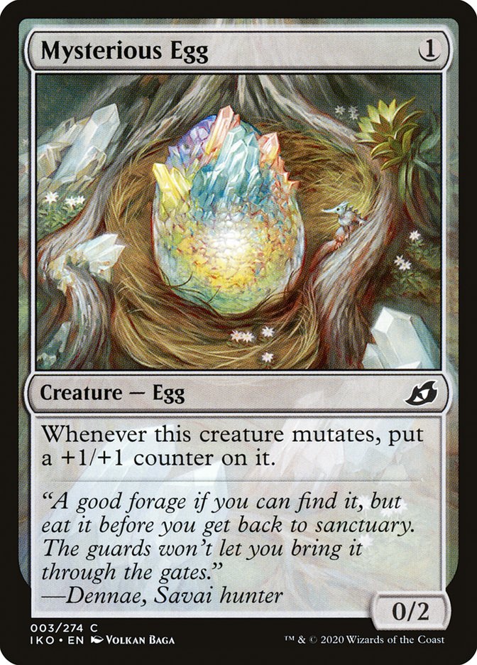 Mysterious Egg [Ikoria: Lair of Behemoths] | Cards and Coasters CA