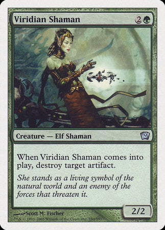 Viridian Shaman [Ninth Edition] | Cards and Coasters CA