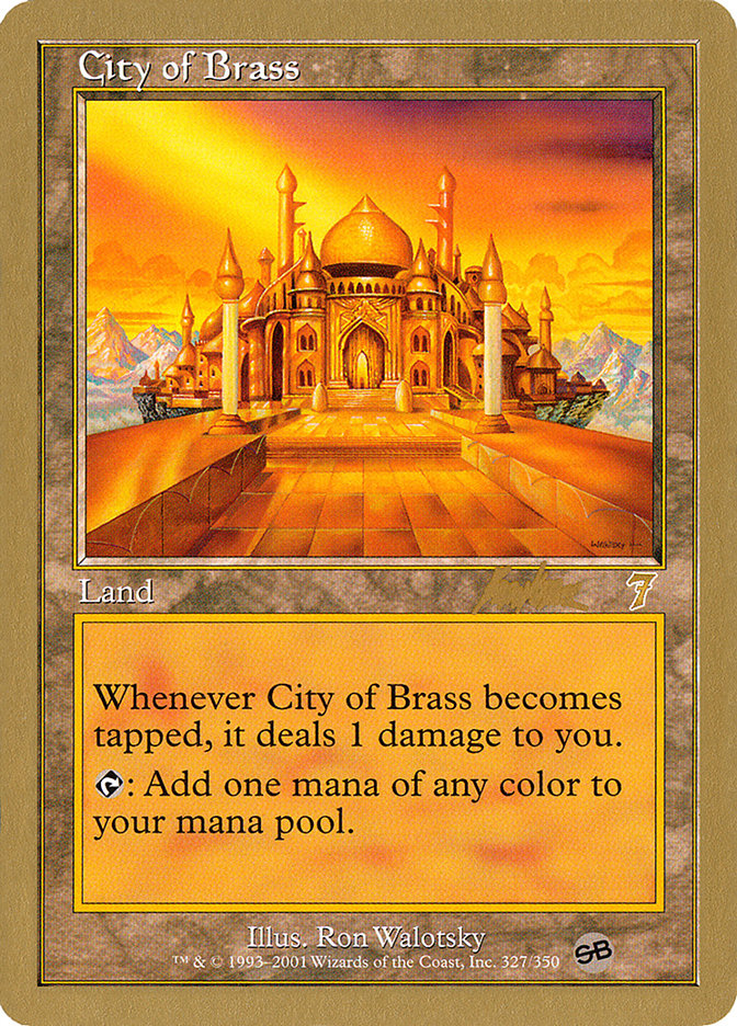 City of Brass (Brian Kibler) (SB) [World Championship Decks 2002] | Cards and Coasters CA