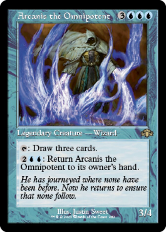 Arcanis the Omnipotent (Retro) [Dominaria Remastered] | Cards and Coasters CA
