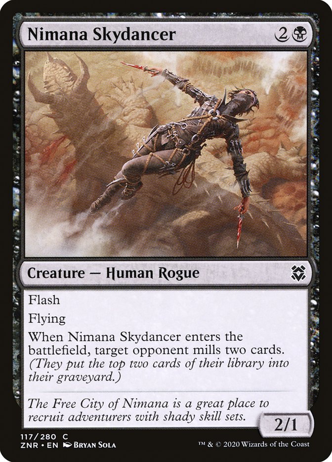 Nimana Skydancer [Zendikar Rising] | Cards and Coasters CA