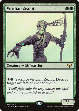 Viridian Zealot [Commander 2015] | Cards and Coasters CA
