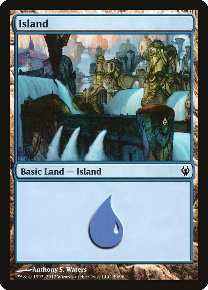 Island (39) [Duel Decks: Izzet vs. Golgari] | Cards and Coasters CA
