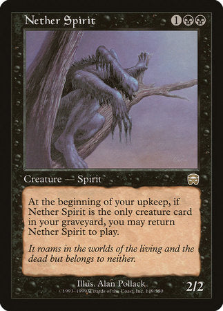 Nether Spirit [Mercadian Masques] | Cards and Coasters CA