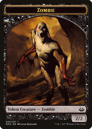 Zombie Token [Modern Masters 2017 Tokens] | Cards and Coasters CA