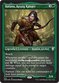 Halana, Kessig Ranger (Foil Etched) [Commander Legends] | Cards and Coasters CA