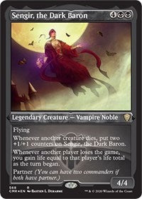 Sengir, the Dark Baron (Foil Etched) [Commander Legends] | Cards and Coasters CA