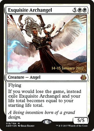 Exquisite Archangel [Aether Revolt Promos] | Cards and Coasters CA