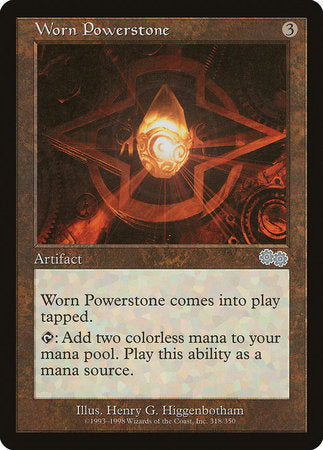 Worn Powerstone [Urza's Saga] | Cards and Coasters CA