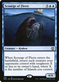 Scourge of Fleets [Zendikar Rising Commander] | Cards and Coasters CA