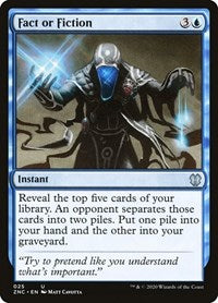 Fact or Fiction [Zendikar Rising Commander] | Cards and Coasters CA