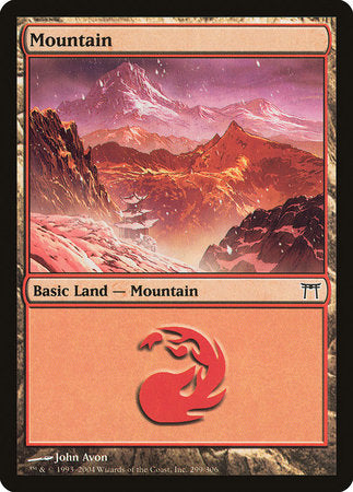 Mountain (299) [Champions of Kamigawa] | Cards and Coasters CA