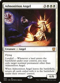 Admonition Angel [Zendikar Rising Commander] | Cards and Coasters CA
