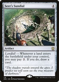 Seer's Sundial [Zendikar Rising Commander] | Cards and Coasters CA