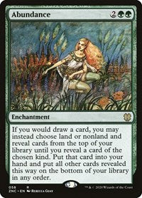 Abundance [Zendikar Rising Commander] | Cards and Coasters CA