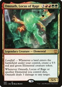 Omnath, Locus of Rage [Zendikar Rising Commander] | Cards and Coasters CA