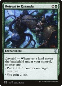 Retreat to Kazandu [Zendikar Rising Commander] | Cards and Coasters CA