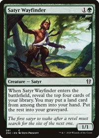 Satyr Wayfinder [Zendikar Rising Commander] | Cards and Coasters CA