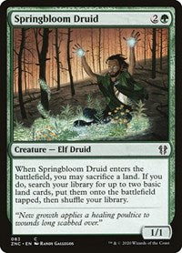 Springbloom Druid [Zendikar Rising Commander] | Cards and Coasters CA