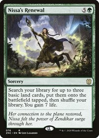 Nissa's Renewal [Zendikar Rising Commander] | Cards and Coasters CA