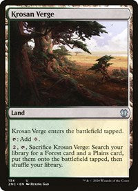 Krosan Verge [Zendikar Rising Commander] | Cards and Coasters CA