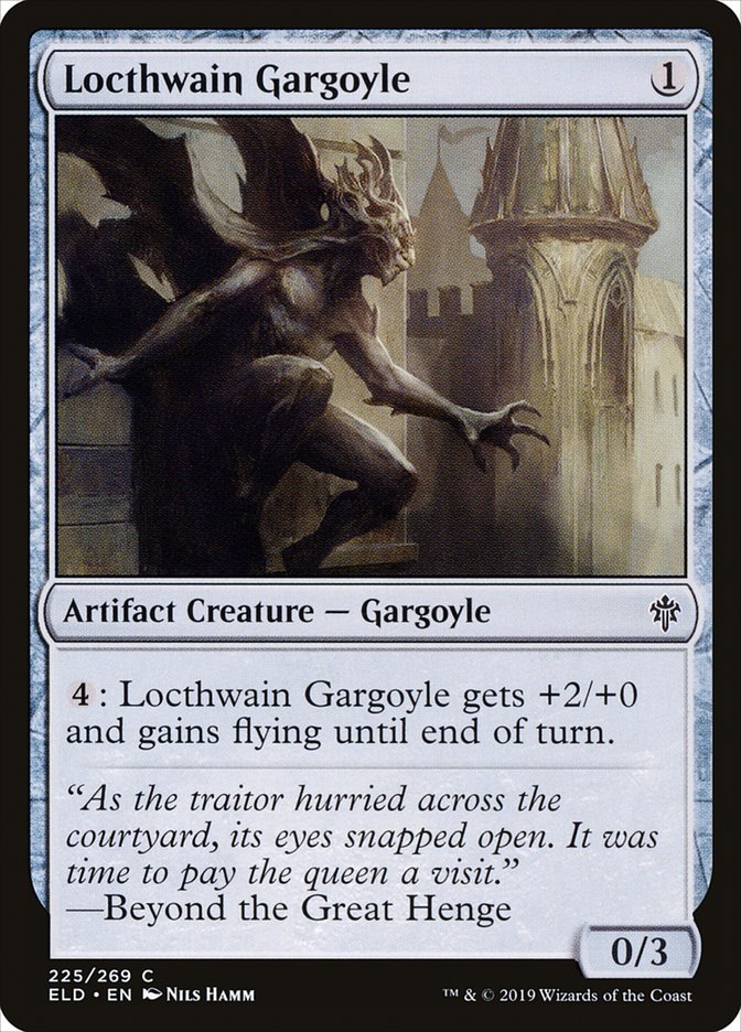 Locthwain Gargoyle [Throne of Eldraine] | Cards and Coasters CA