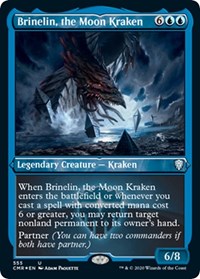 Brinelin, the Moon Kraken (Foil Etched) [Commander Legends] | Cards and Coasters CA