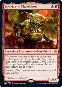 Krark, the Thumbless [Commander Legends] | Cards and Coasters CA