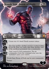 Tevesh Szat, Doom of Fools (Extended Art) [Commander Legends] | Cards and Coasters CA