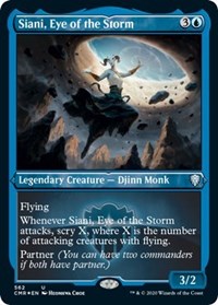 Siani, Eye of the Storm (Foil Etched) [Commander Legends] | Cards and Coasters CA