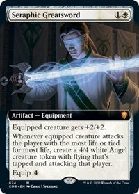 Seraphic Greatsword (Extended Art) [Commander Legends] | Cards and Coasters CA