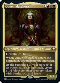 Queen Marchesa (Foil Etched) [Commander Legends] | Cards and Coasters CA