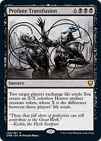 Profane Transfusion [Commander Legends] | Cards and Coasters CA