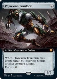 Phyrexian Triniform (Extended Art) [Commander Legends] | Cards and Coasters CA