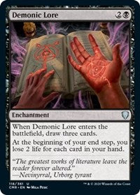 Demonic Lore [Commander Legends] | Cards and Coasters CA