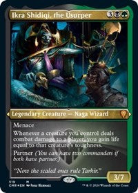 Ikra Shidiqi, the Usurper (Foil Etched) [Commander Legends] | Cards and Coasters CA