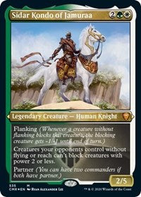 Sidar Kondo of Jamuraa (Foil Etched) [Commander Legends] | Cards and Coasters CA