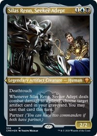 Silas Renn, Seeker Adept (Foil Etched) [Commander Legends] | Cards and Coasters CA