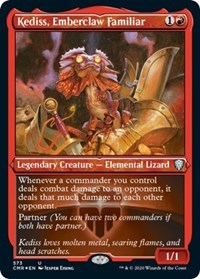 Kedniss, Emberclaw Familiar (Foil Etched) [Commander Legends] | Cards and Coasters CA