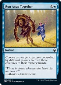 Run Away Together [Commander Legends] | Cards and Coasters CA