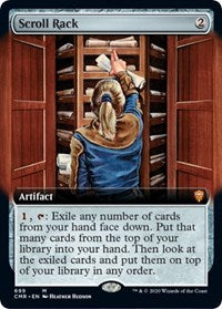 Scroll Rack (Extended Art) [Commander Legends] | Cards and Coasters CA