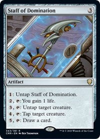 Staff of Domination [Commander Legends] | Cards and Coasters CA