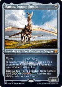 Ramos, Dragon Engine (Foil Etched) [Commander Legends] | Cards and Coasters CA