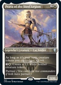 Prava of the Steel Legion (Foil Etched) [Commander Legends] | Cards and Coasters CA