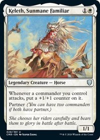 Keleth, Sunmane Familiar [Commander Legends] | Cards and Coasters CA