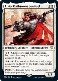 Livio, Oathsworn Sentinel [Commander Legends] | Cards and Coasters CA