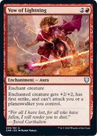 Vow of Lightning [Commander Legends] | Cards and Coasters CA