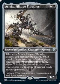 Armix, Filigree Thrasher (Foil Etched) [Commander Legends] | Cards and Coasters CA